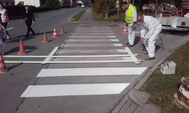 Radovi na obnovi horizontalne signalizacije