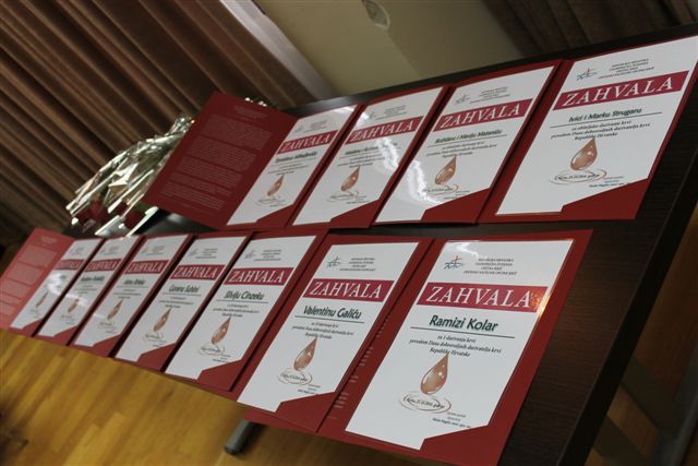 Prijem kod Općinskog načelnika povodom Dana dobrovoljnih darivatelja krvi