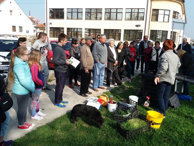 Kompostiranje u vlastitom u Križu