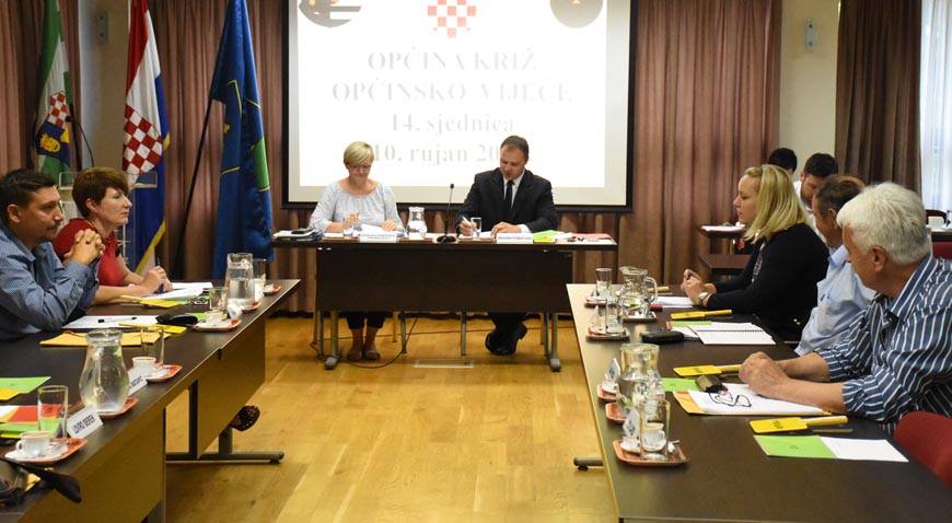 Održana je 14. sjednica Općinskog vijeća Općine Križ