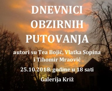 Predstavljanje 1. knjige u Biblioteci Općine Križ – DNEVNICI OBZIRNIH PUTOVANJA