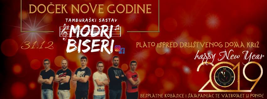DOČEK NOVE 2019. GODINE U KRIŽU