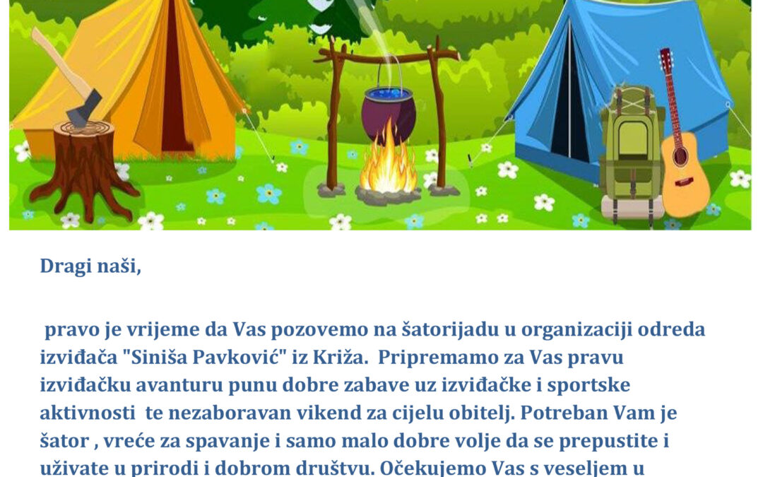 Prijavite se na Šatorijadu u Vezišću