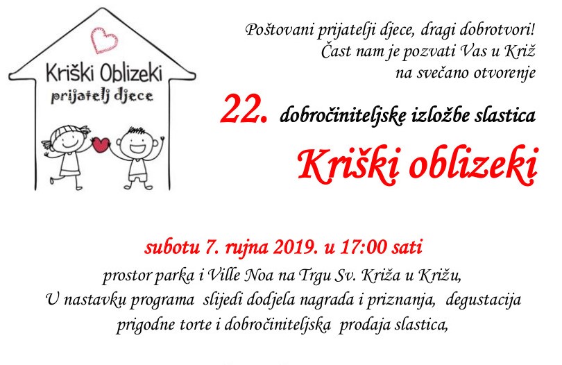 Ovog vikenda 22. Kriški oblizeki