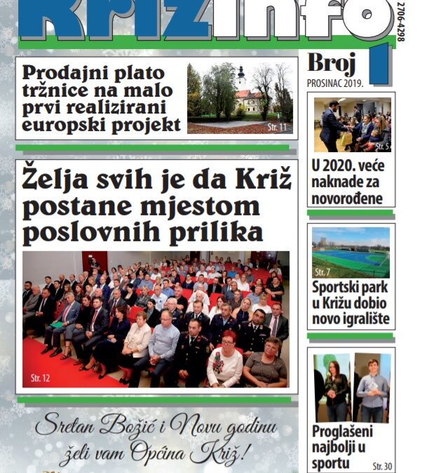 Novi broj biltena Križ info od danas dolazi na kućne adrese