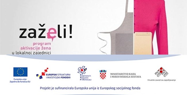 JAVNI NATJEČAJ za prijam u radni odnos na određeno vrijeme – Projekt „ZAŽELI-Program zapošljavanja žena“ „ZAŽELI, RADI, POMAŽI!“