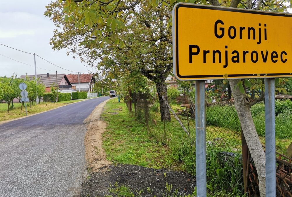 Završeno asfaltiranje ceste u naselju Gornji Prnjarovec