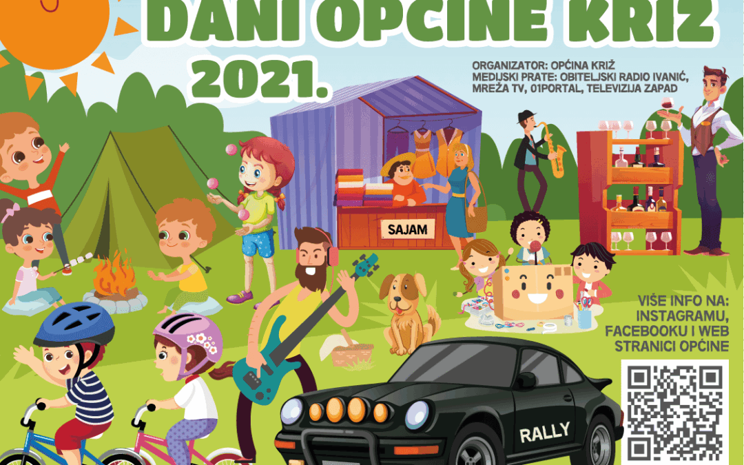Program obilježavanja Dana Općine Križ 28. kolovoza 2021. godine