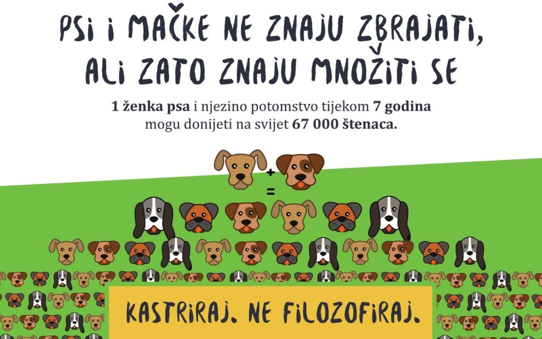 OBAVIJEST GRAĐANIMA VEZANA UZ STERILIZACIJU I KASTRACIJU PASA I MAČKA