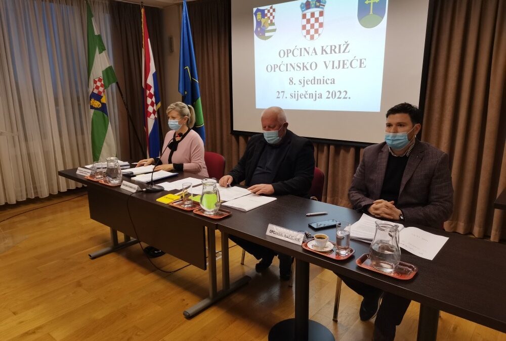 ODRŽANA 8. SJEDNICA OPĆINSKOG VIJEĆA OPĆINE KRIŽ
