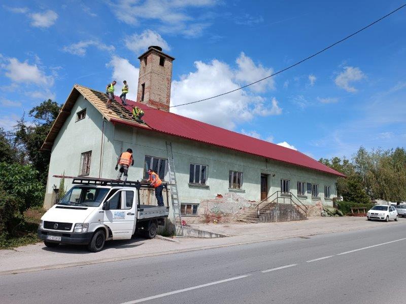Započela obnova društvenog i vatrogasnog doma u Bunjanima