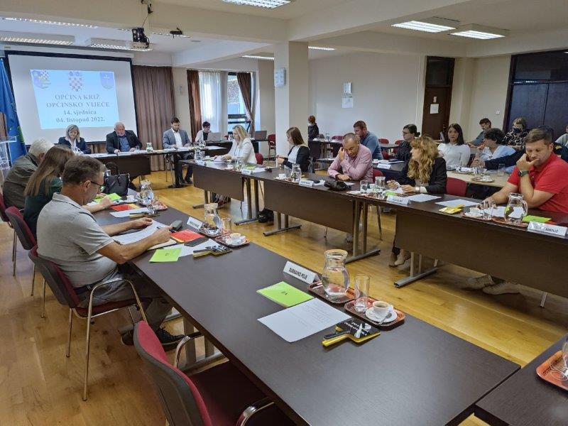 ODRŽANA 14. SJEDNICA OPĆINSKOG VIJEĆA OPĆINE KRIŽ
