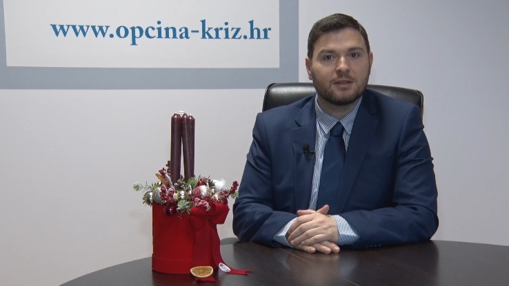 VIDEO ČESTITKA OPĆINSKOG NAČELNIKA OPĆINE KRIŽ MARKA MAGDIĆA