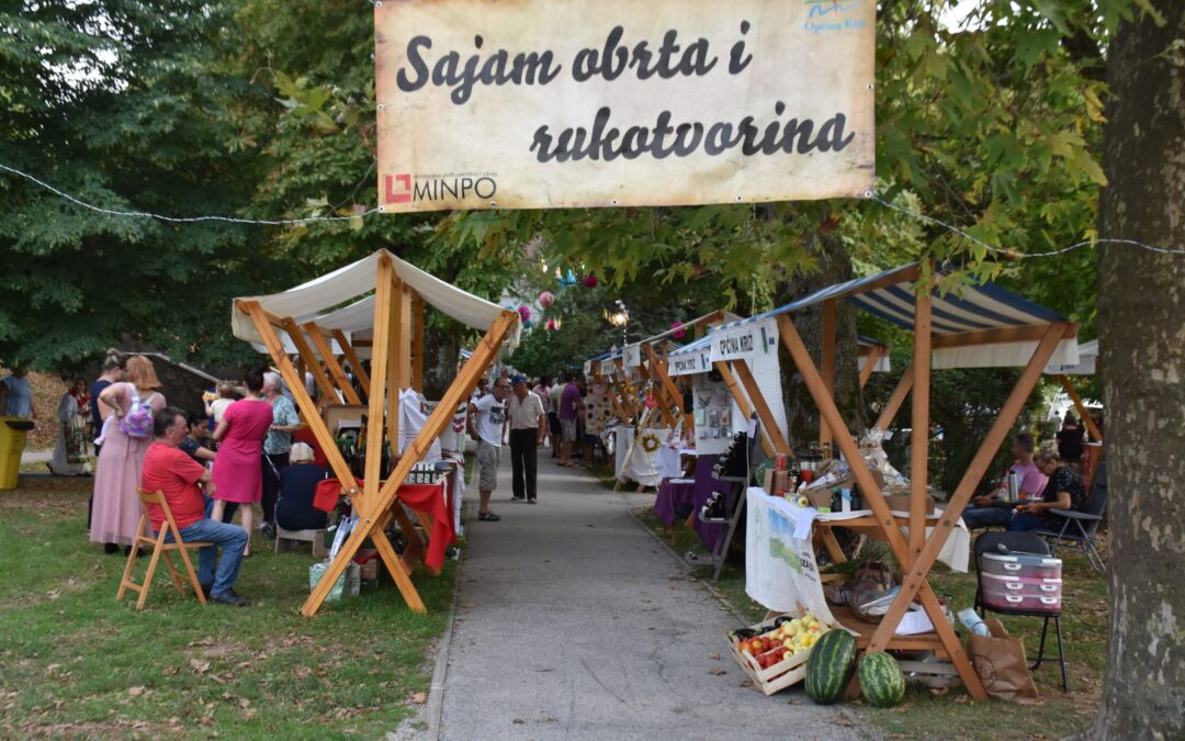 PRIJAVITE SE NA SAJAM OBRTA I RUKOTVORINA POVODOM DANA OPĆINE KRIŽ
