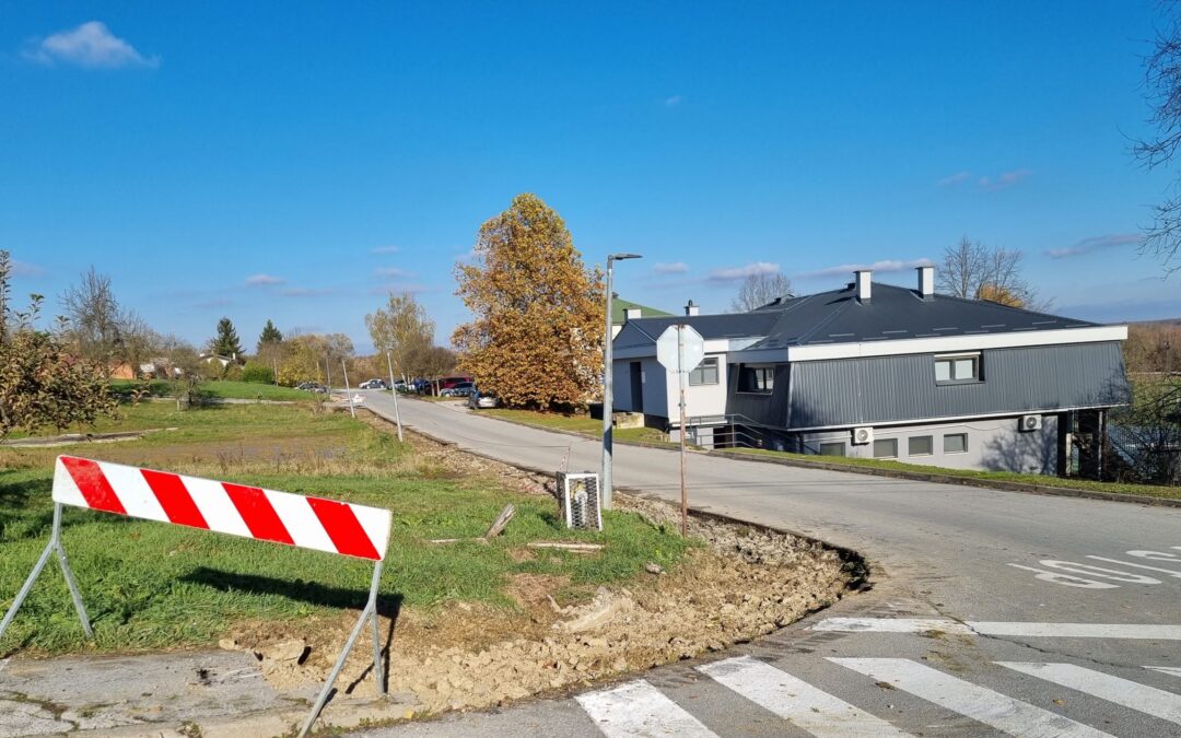 OBAVIJEST GRAĐANIMA o radovima na obnovi dijela pješačkih staza u Ulici Zdeneka Tomičeka i u Ulici Milke Trnine u Križu
