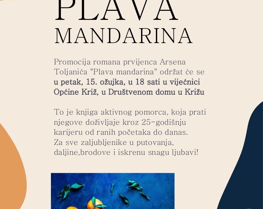 Promocija knjige PLAVA MANDARINA