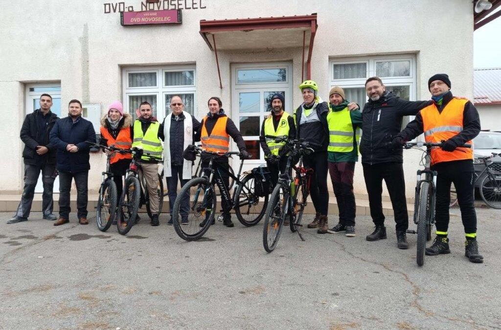 BICIKLISTI AKCIJE BICIKLOM ZA VUKOVAR PONOVNO U OPĆINI KRIŽ