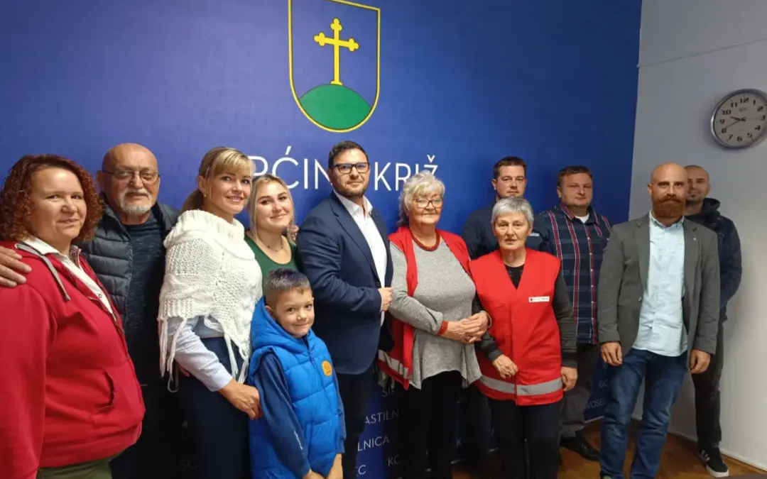 Kriški darivatelji krvi na prijemu kod Načelnika