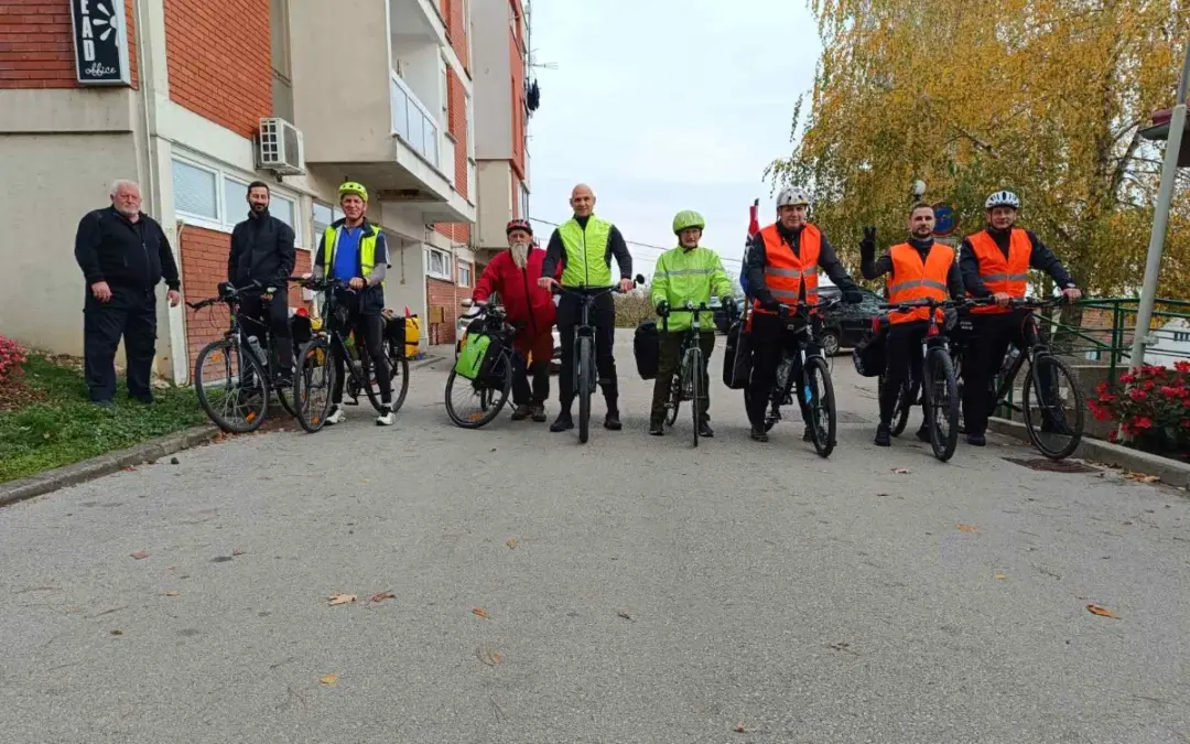 BICIKLISTI AKCIJE BICIKLOM ZA VUKOVAR PONOVNO U OPĆINI KRIŽ