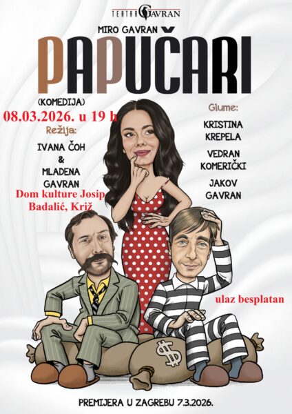 Komedija PAPUČARI objava