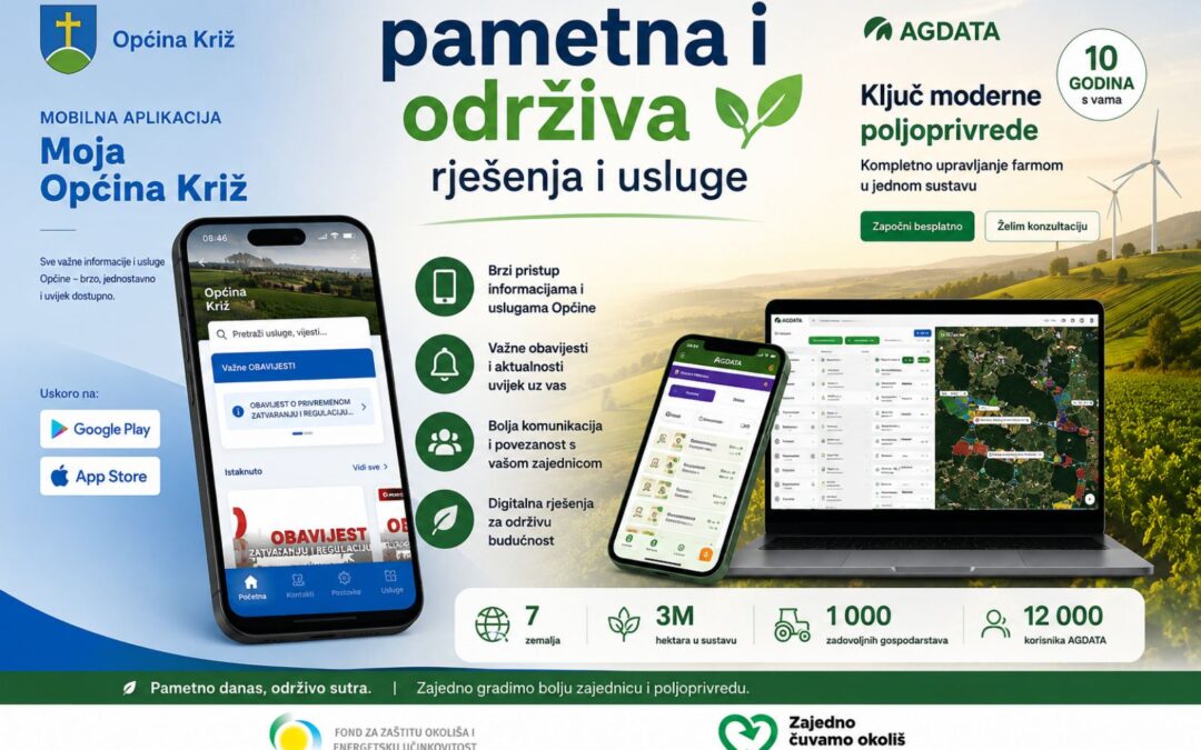 OPĆINA KRIŽ RAZVIJA PAMETNA I ODRŽIVA RJEŠENJA I USLUGE